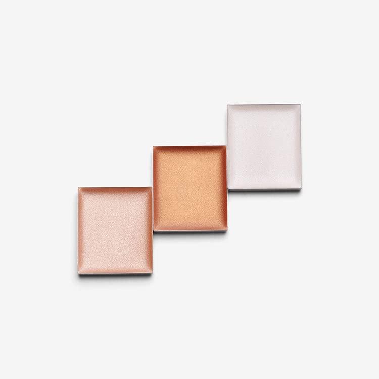 PHASE ZERO Phase Zero Makeup Cream Highlighter- "Sicilian Summer" - 2.4g / 0.084oz - Quad Refill - For a Long Lasting, Natural, Radiant Glow