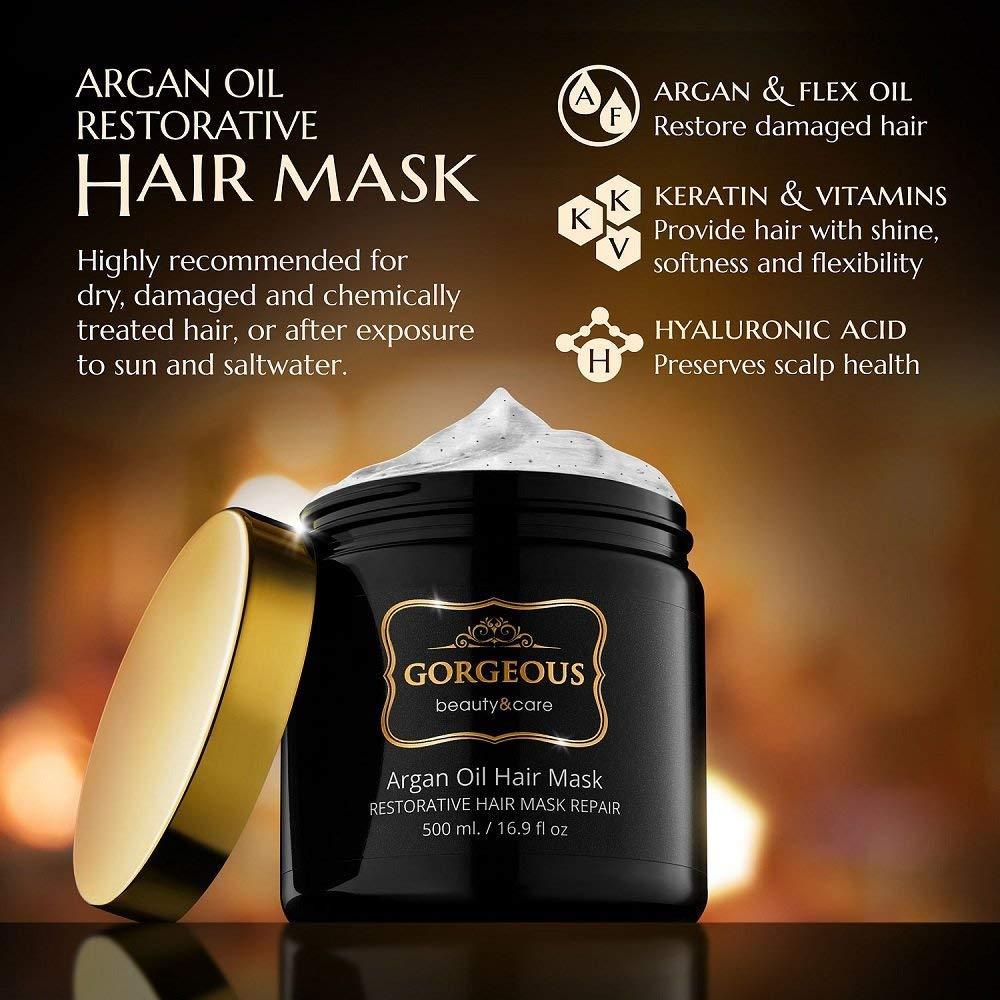 Gorgeous Beauty & Care MOROCCAN OIL INTENSE HYDRATING HAIR MASK (500ML16.9OZ)>>>FREE SHIP TO USA