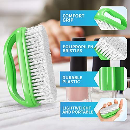 KONEX Konex Perfect-Grip Large Hand and Nail Brush 4" X 2-1/4" X 1-1/2" (Green)