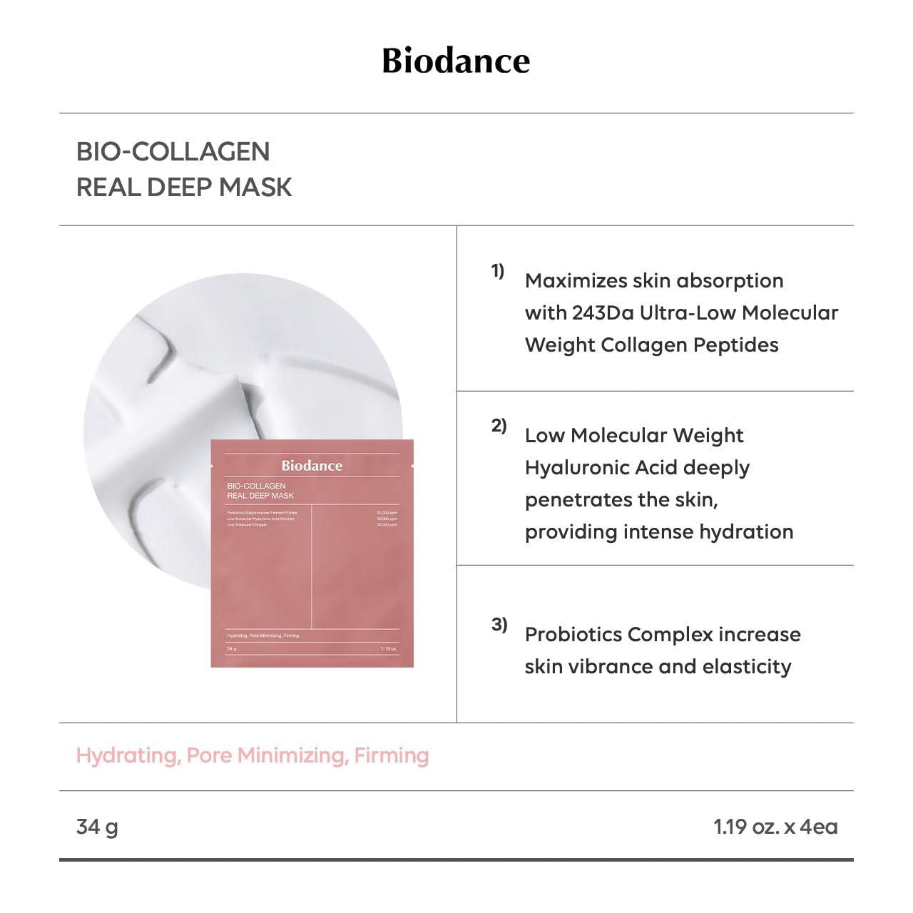 BIODANCE BIODANCE Collagen Trio: Bio-Collagen Real Deep Mask & Collagen Ampoule & Collagen Cream