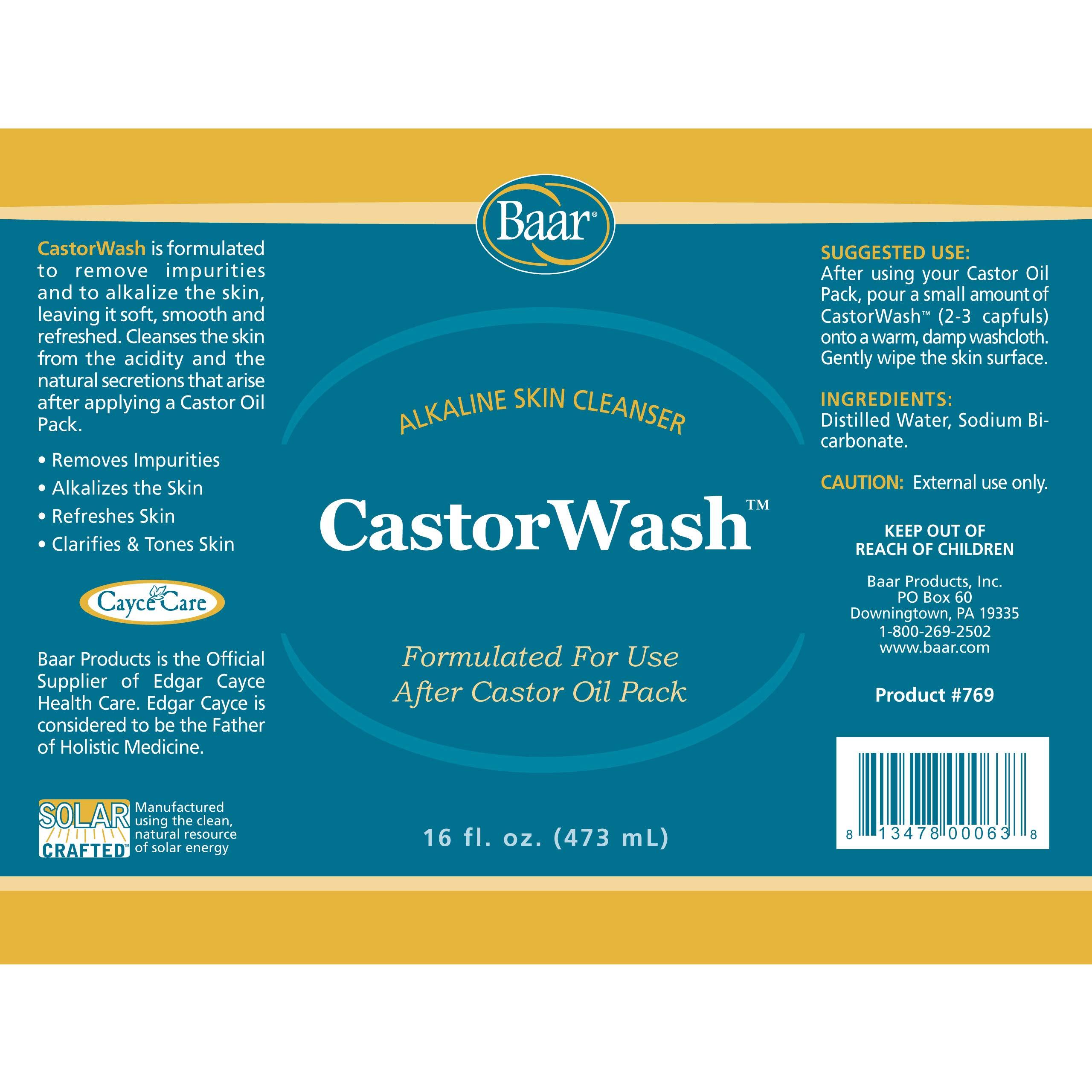 Baar Castor Wash, 16 oz.