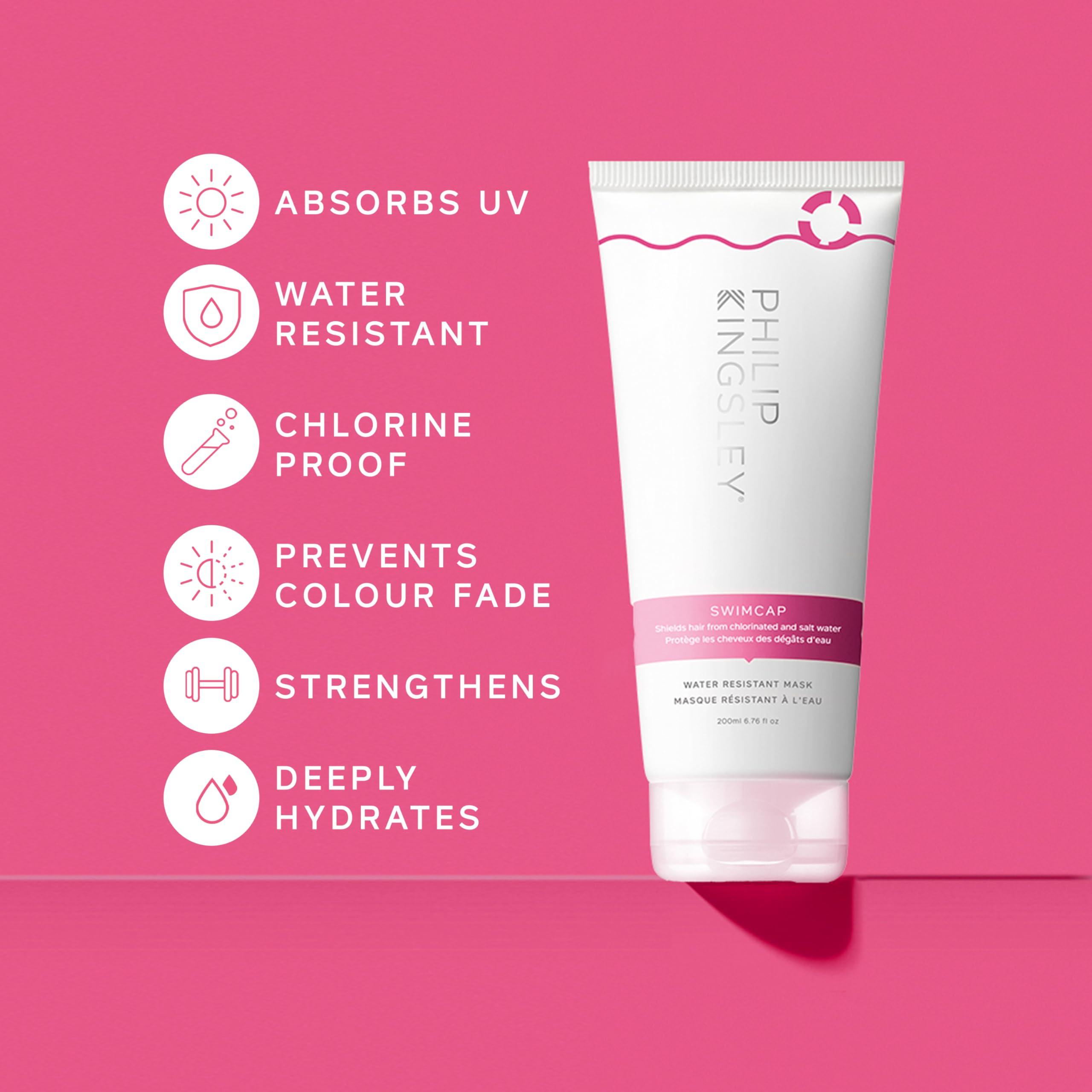 PHILIP KINGSLEY PHILIP KINGSLEY Swimcap Water-Resistant Mask; Hair Protectant for Swimmers, Sunbathers and Summer Lovers, Protects and Shields Hair from Chlorinated Pool and Salt Water, 40ml