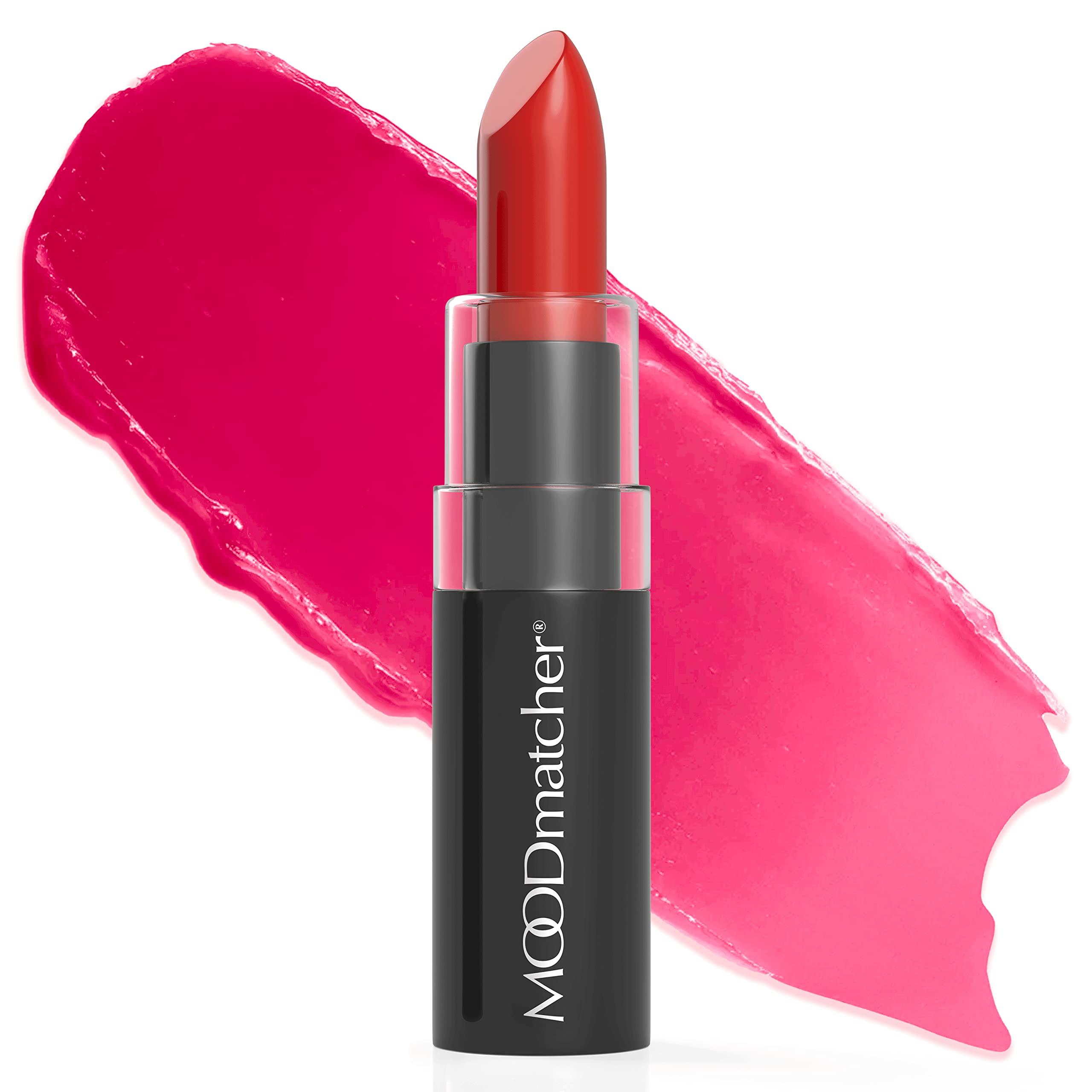 MOOD MATCHER MOODmatcher Original Color Changing Lipstick 12 Hours Long-Lasting, Moisturizing, Smudge-Proof, Glamorous Personalized Color, Premium Quality Made in USA (Red)