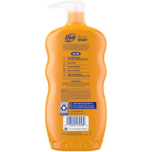 Dial Dial Kids Body Wash, Citrus, 24 fl oz (Pack of 4)