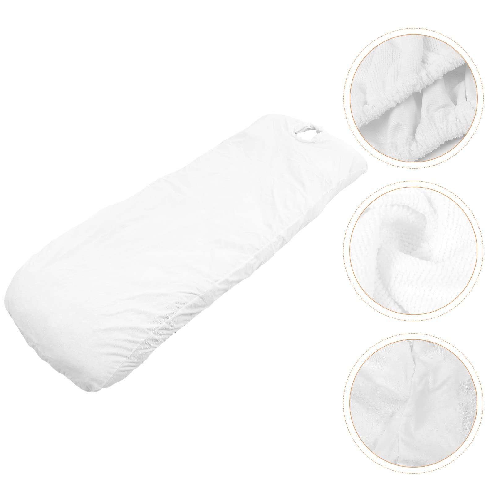 FOMIYES FOMIYES Sheet Beauty Massage Bed Cover Lash Bed for Eyelash Extensions Elastic Beauty Lash Bed Cover Professional Massage Tables Supple Table Skirt Flat Microfiber Cloth White