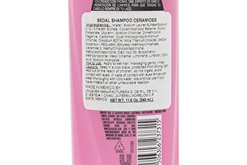 Sedal Sedal Ceramidas Shampoo 340ml - Sedal Ceramidas Champu (Pack of 6)