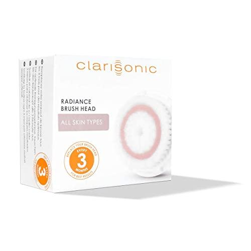 Clarisonic Clarisonic Radiance Facial Cleansing Brush Head Replacement | Compatible with Mia 1, Mia 2, Mia Fit, Alpha Fit, Smart Profile Uplift and Alpha Fit X, Pack of 1
