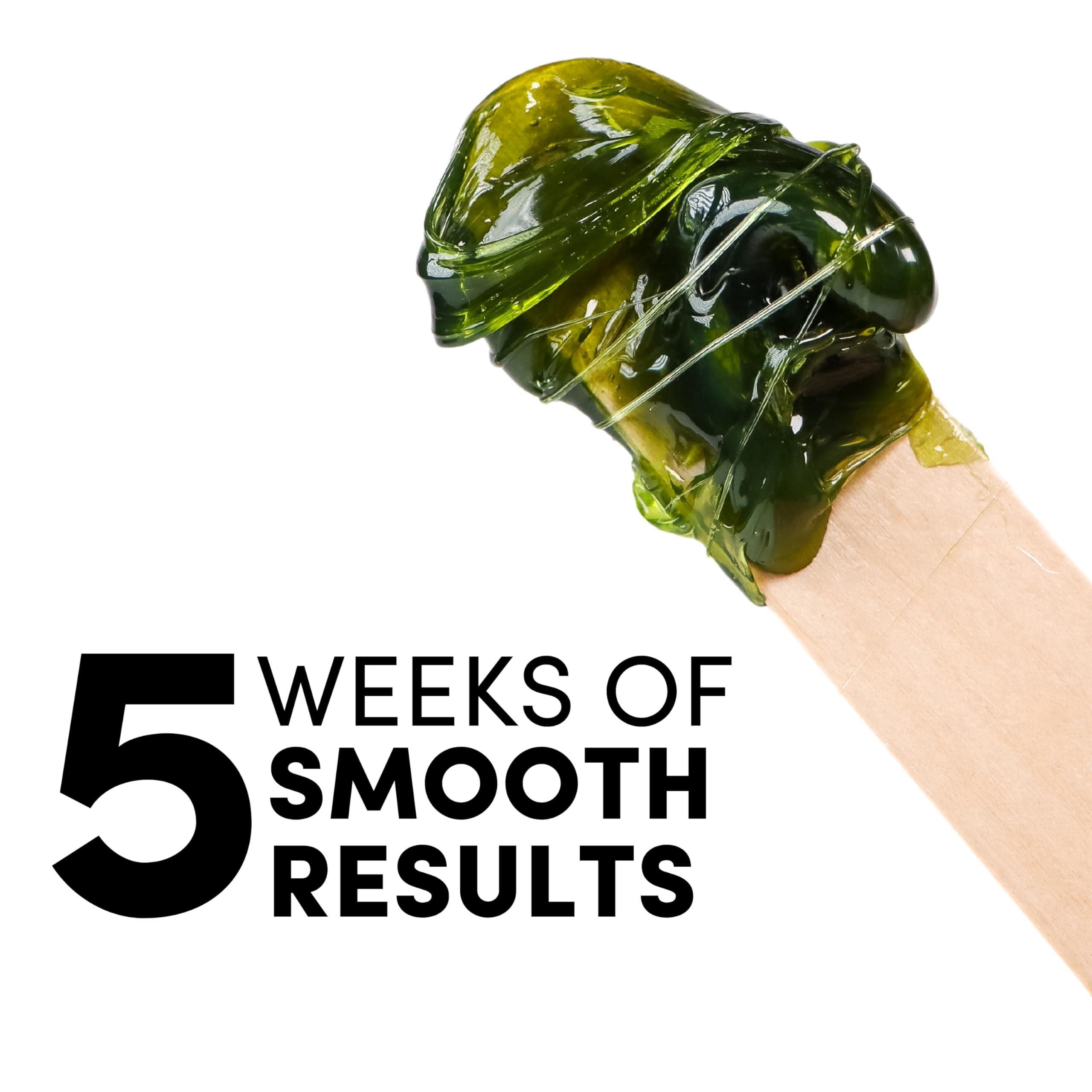 Parissa Parissa No-Strip Face & Lip Hot Wax Kit for Short & Coarse Hair Removal At-Home Waxing Kit on Face, Chin, and Upper Lip, Blue