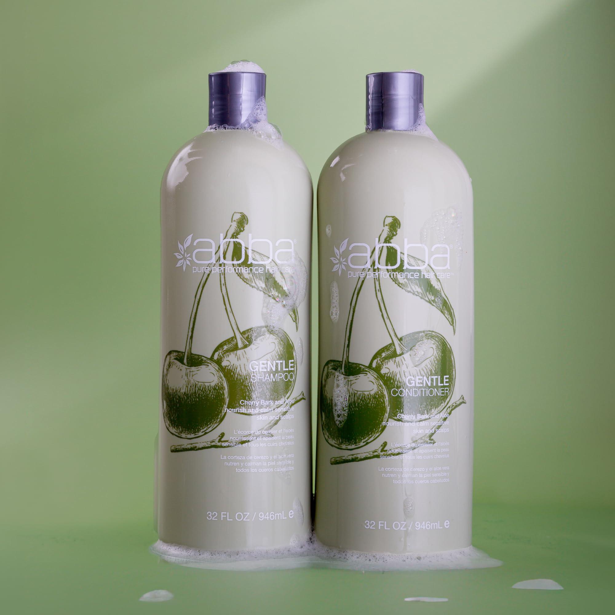 ABBA ABBA - Pure Gentle Shampoo & Conditioner Duo - Cherry Bark & Aloe, 32 fl oz Each