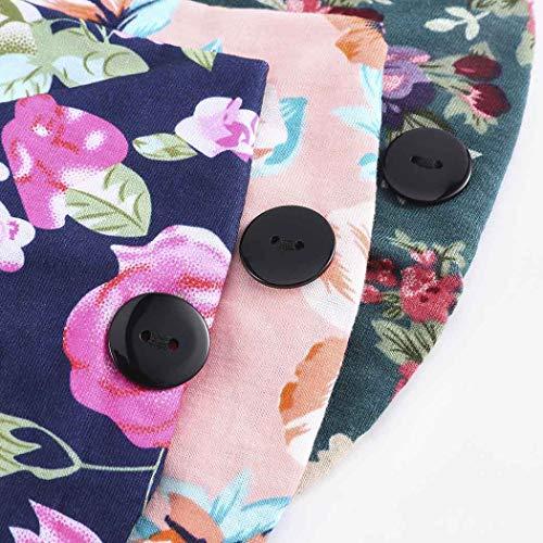 Bohend Bohend Boho Button Headband Wide Stretchy Daily Use Knotted Headwear Sport Athletic Yoga Gym Hair Accessories for Women and Girls(3pcs) (J)