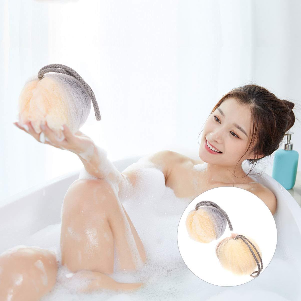 Housoutil Housoutil 4 Pcs Bath Head Loofah Bath Sponges Cleaner Shower Wipes Bathtub Artifact Bath Poufs Puff Bath Plug Sponges Bath Sink Body Softener Net Mesh Shower Skin or