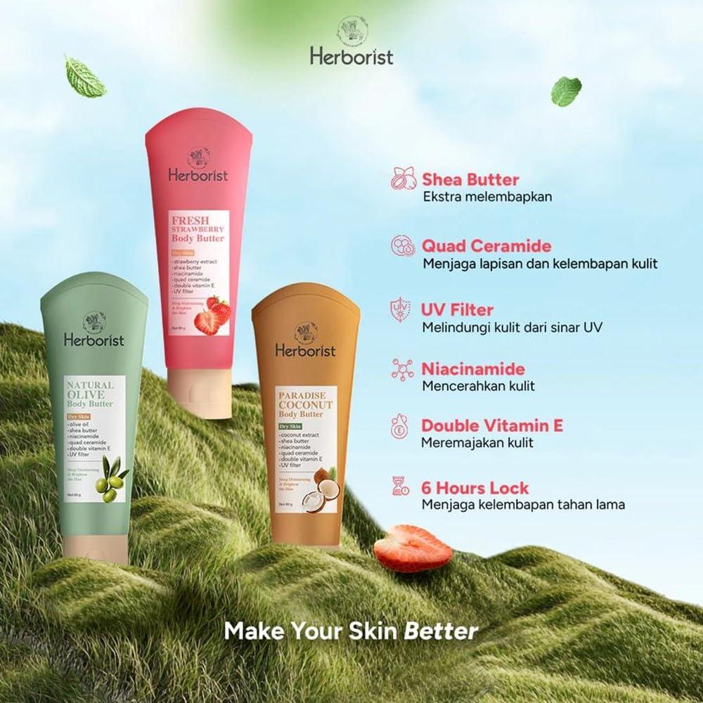 NinthAvenue Basics Herborist Body Butter 80g Frangipani (Pack of 2)