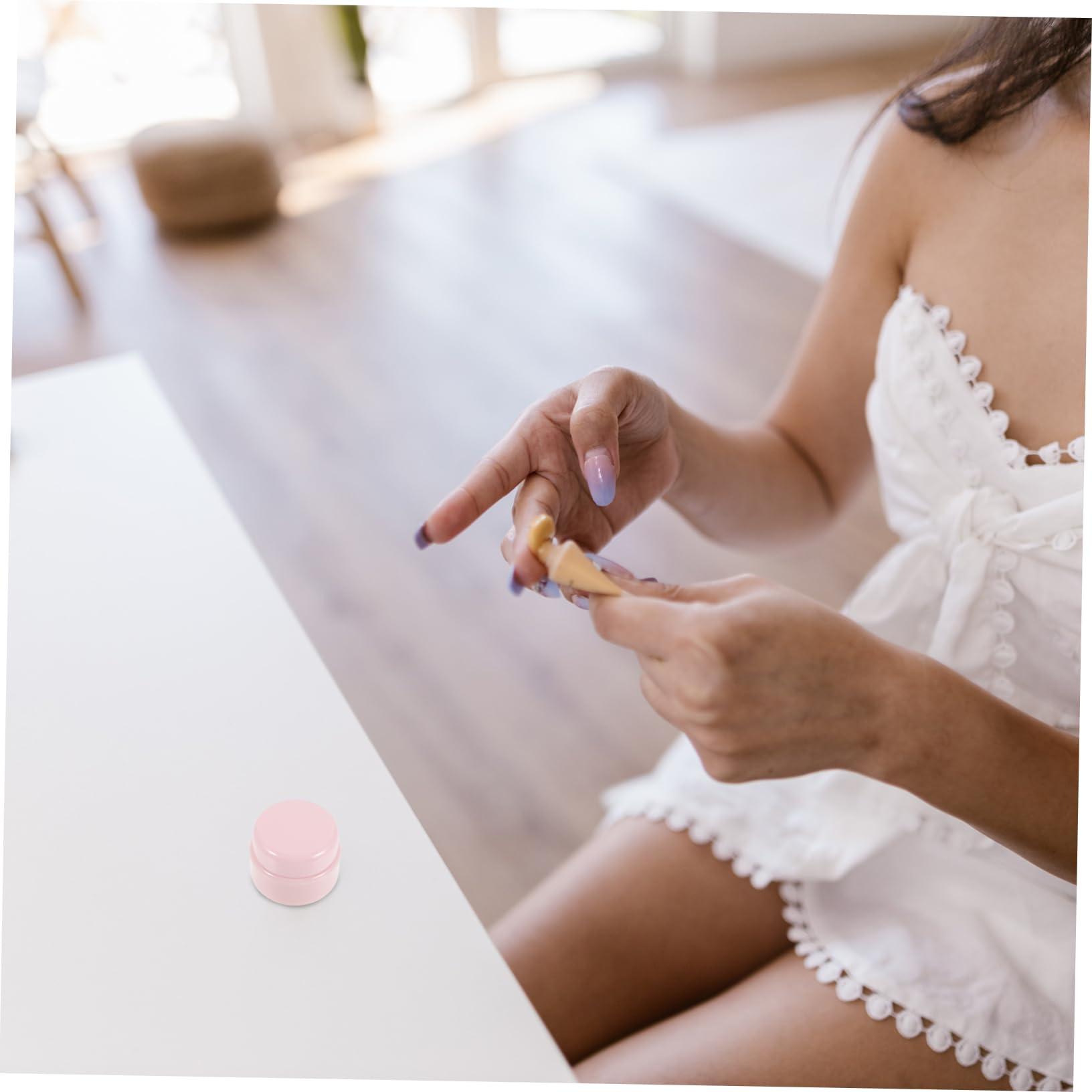 STOBOK STOBOK 12 Pcs Cream Box Body Butter Containers Travel Containers for Toiletries 3g Plastic Jars Makeup Sample Container Empty Sample Containers Lip Balm Jars Mini Travel Can Pp Filling