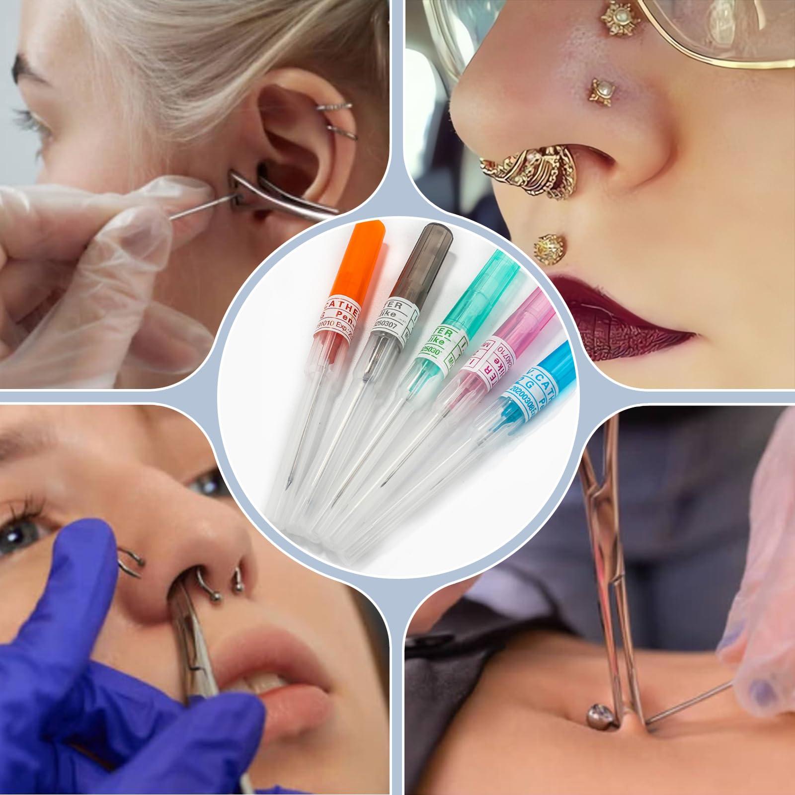 YONGDA Catheter Piercing Needles - YONGDA 10Pcs 14G Catheter Needles Cateter Para Catheter Hollow Needles for Ear Nose Belly Cartilage Piercing Needles