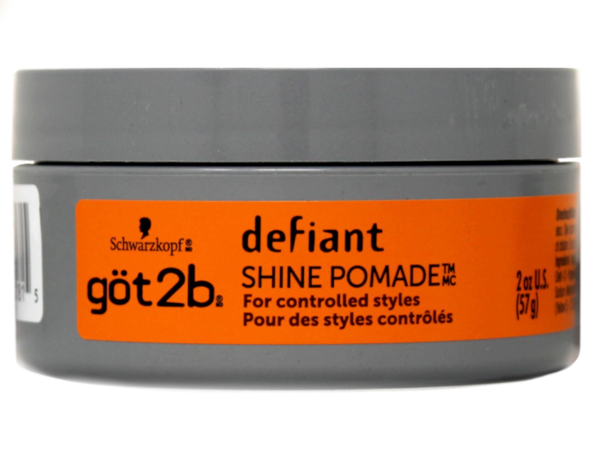 Got2B Got2B Defiant Shine Pomade for Controlled Styles 2 oz (Pack of 4)