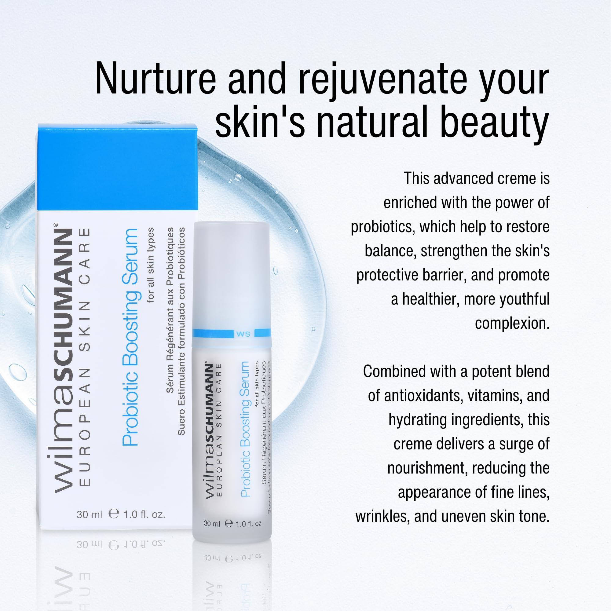 WILMA SCHUMANN Wilma Schumann Probiotic Boosting Serum for Face, Soothing Facial Serum, 1 oz