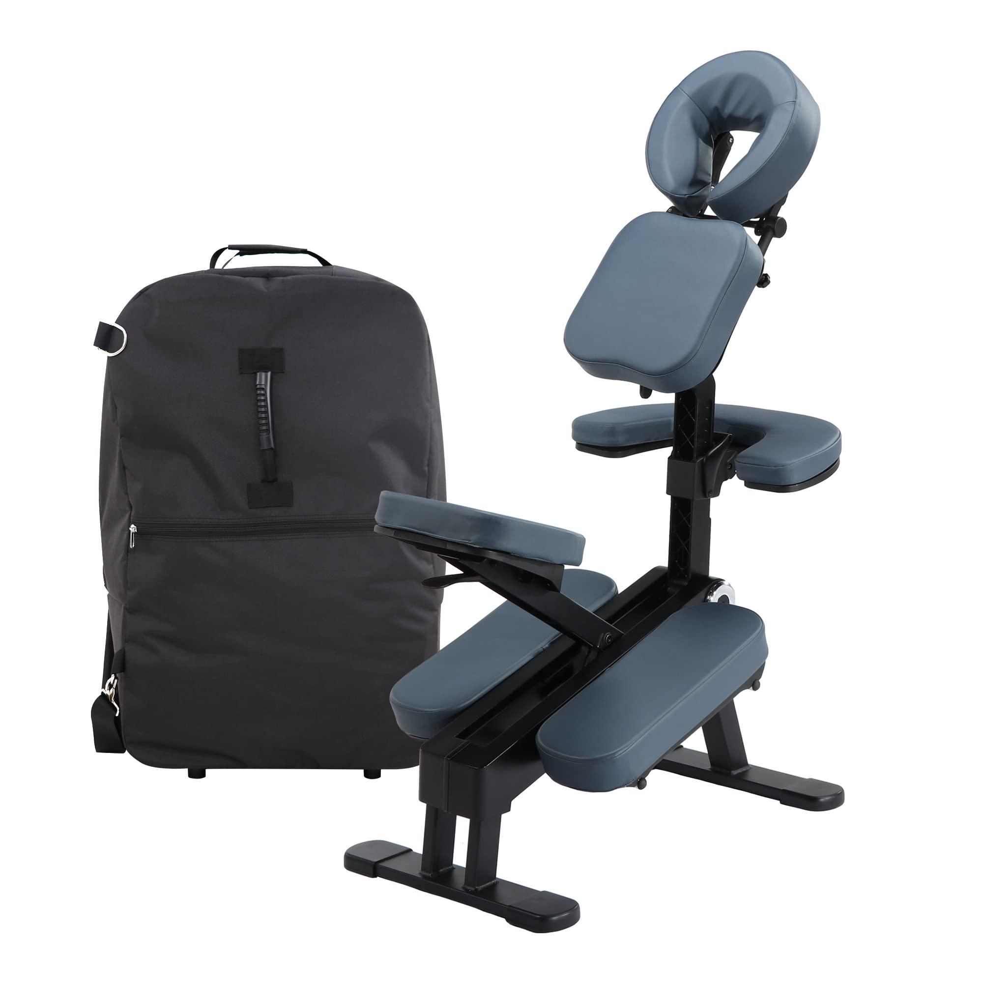 Master Massage Master Massage Gymlane Adjustable Portable Chair Ergonomic Design with 2-Inch Foam, Heavy-Duty Supports Up to 600 lbs