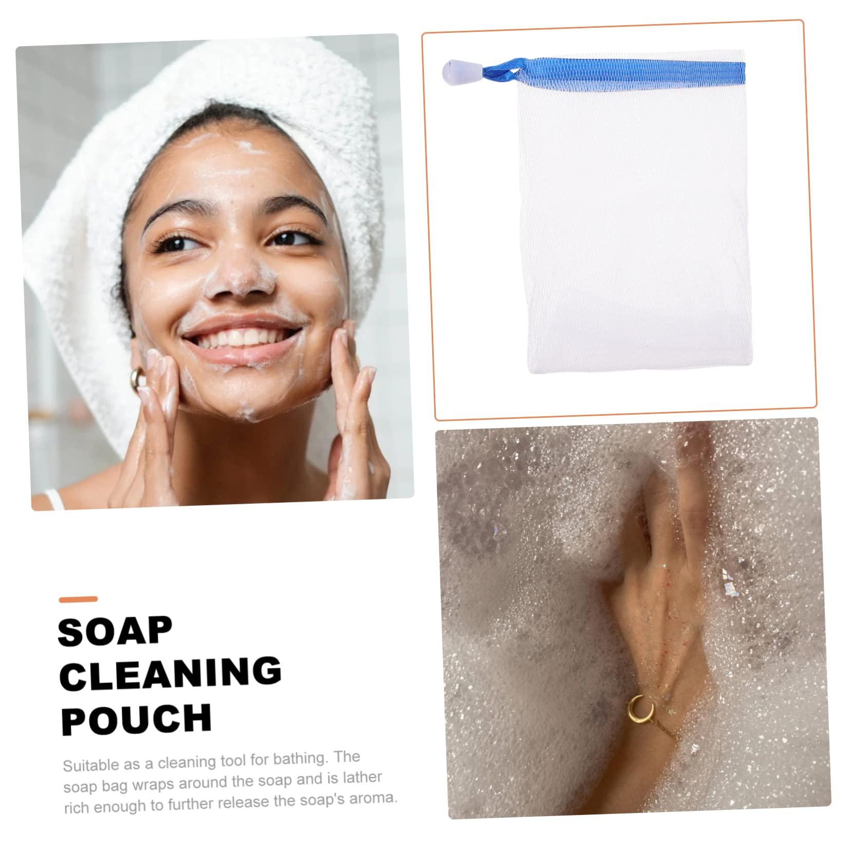 Healeved Healeved 20Pcs Handmade Soap Foaming Nets Colorful Shower & Bath Foaming Bags for Easy Soap Bubbles Random Colors Durable Mesh Soap Pouches for Cleansing