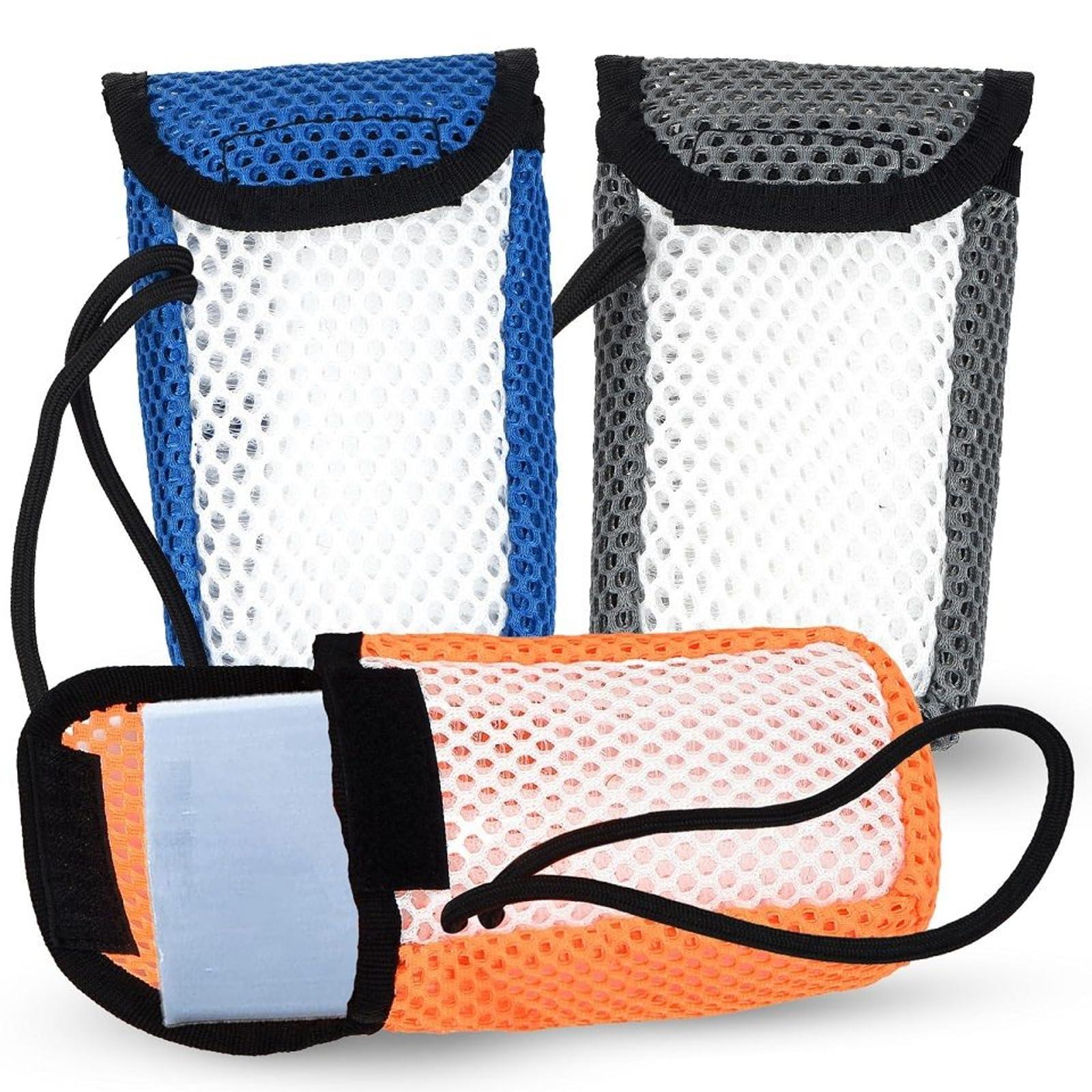 IMPRESA IMPRESA [3 Pack] Exfoliating Large Bar Soap Saver Pouch fits Duke Cannon Bar Soaps, Soap Scrubber Pouch Holds Up To 4.58 x 2.75 x 1.5 Inches Soaps