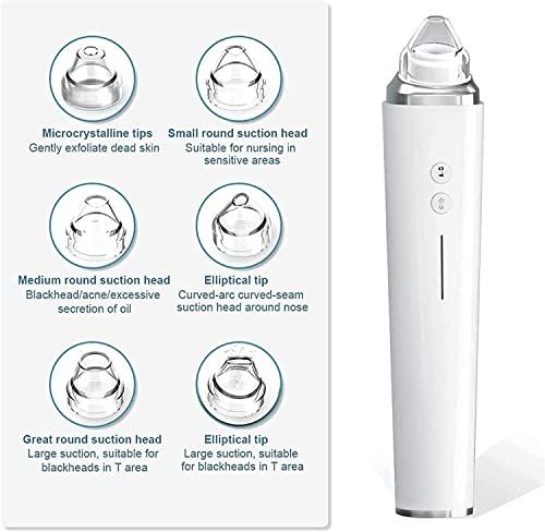 Dongng Dongng Pore Cleaner Vacuum Suction Blackhead Remover Electric Pimple Suction Vacuum Suction Blackhead with Camera and 6 Interchangeable Probes LCD Screen Ideal Gift