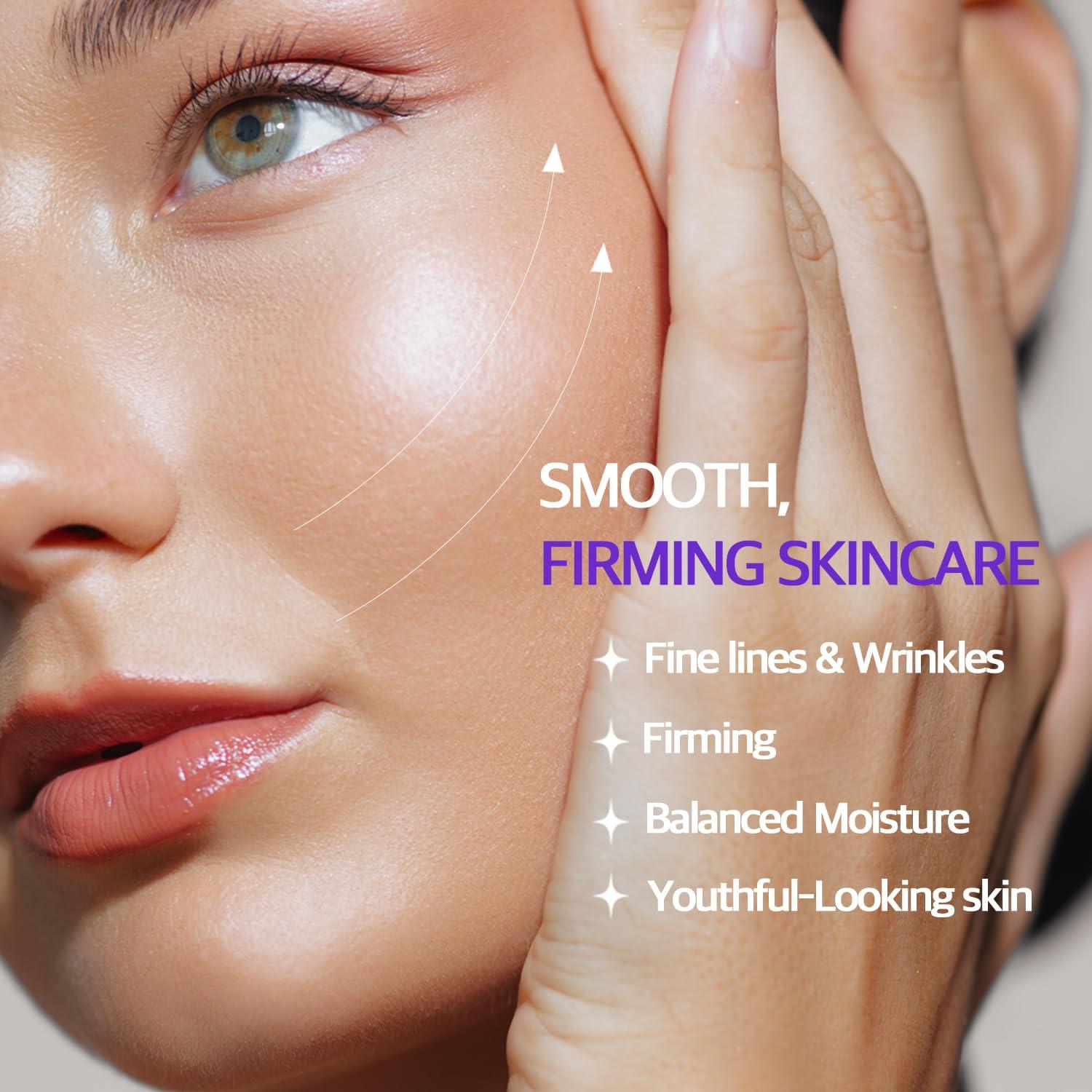 FABYOU Retinol Peptide Serum 1.01 Oz Anti-Aging, Hydrating & Firming for Wrinkles & Dark Spots, Gentle Retinol Serum for Face, Day & Night Korean Skincare