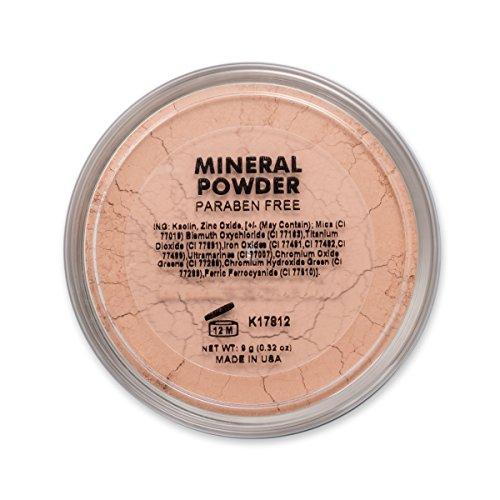 JOLIE. IMPECCABLE ME Jolie Mineral Loose Foundation Powder - 100% Pure Toxin-Free, Unscented, Hypoallergenic, Oil-Free, Talc & Paraben-Free (Mineral Medium)