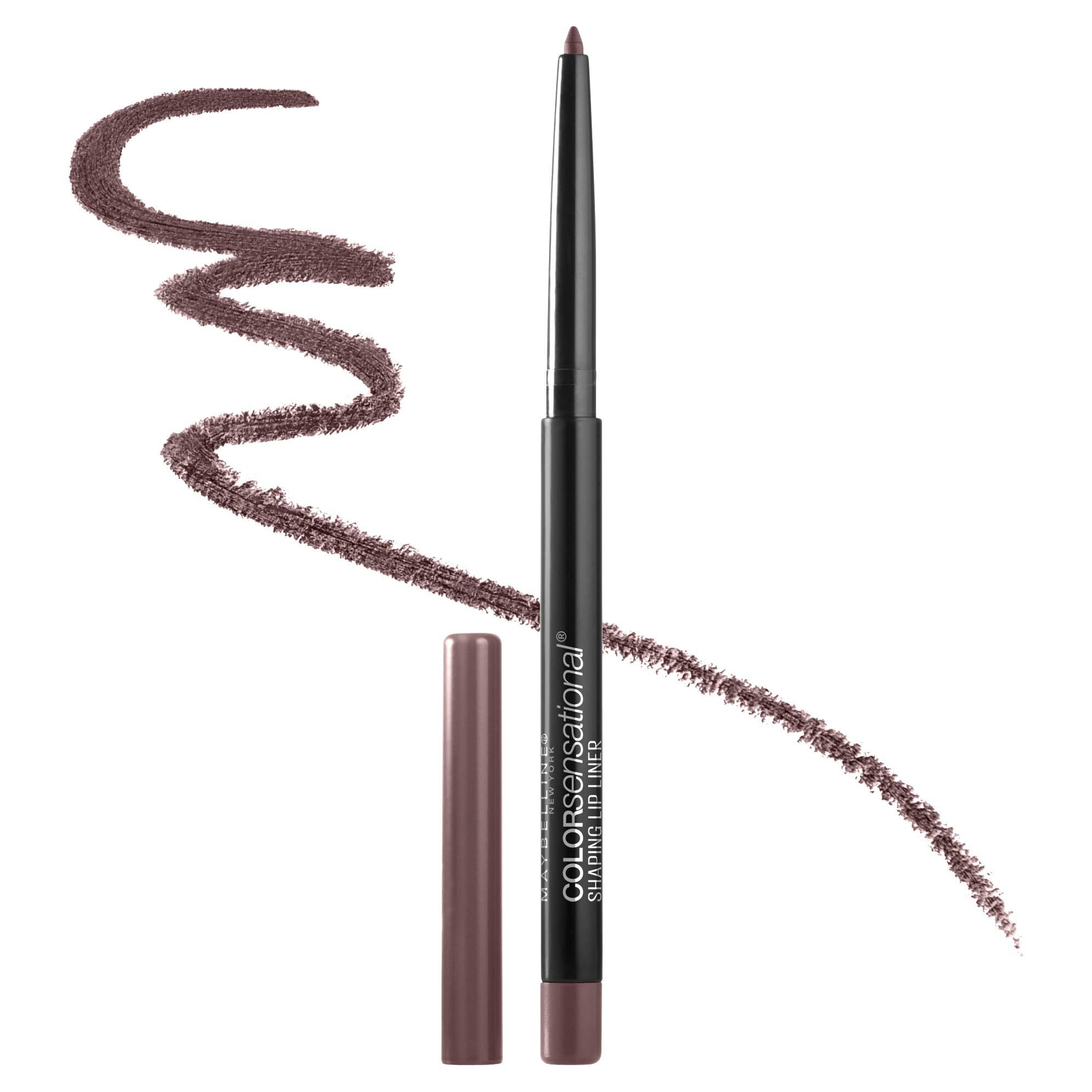 MAYBELLINE MAYBELLINE Color Sensational Shaping Lip Liner with Self-Sharpening Tip, Gone Griege & Almond Rose Shades, 2 Count