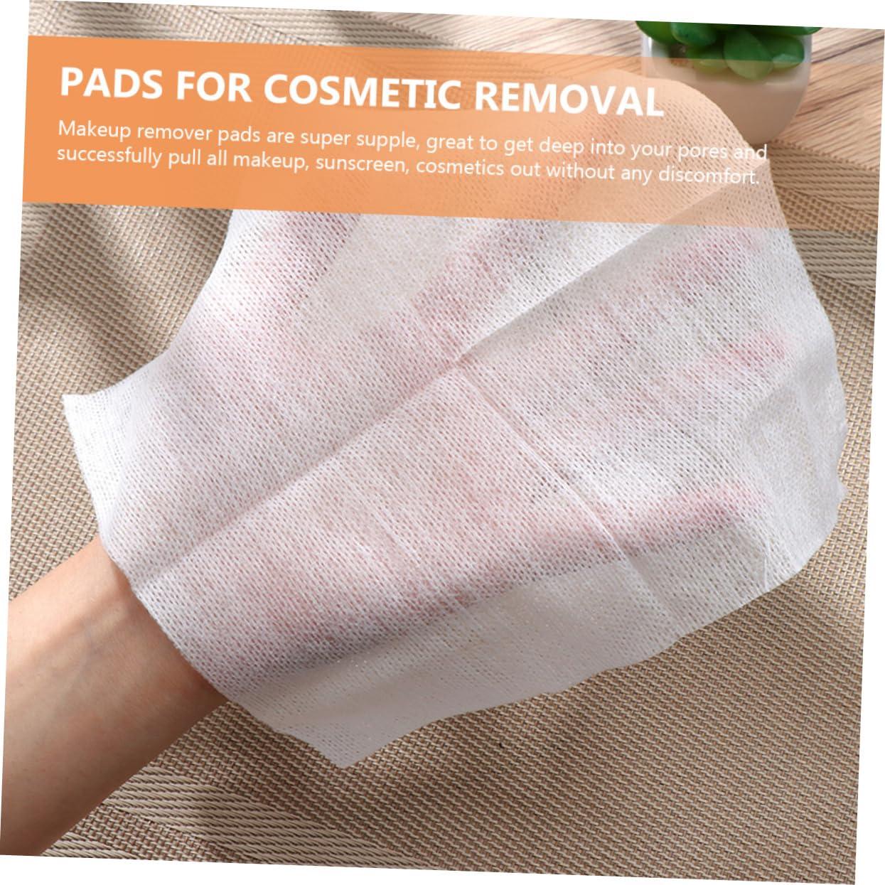 FUNOMOCYA FUNOMOCYA 400pcs Cosmetic Nonwoven Sheets Gauze Sponges Non Woven Absorbent Care Pads Gauze Wipes Facial Cleansing Pads Makeup Brishes Cotton Pad 4X White Non-Woven Fabric Bulk