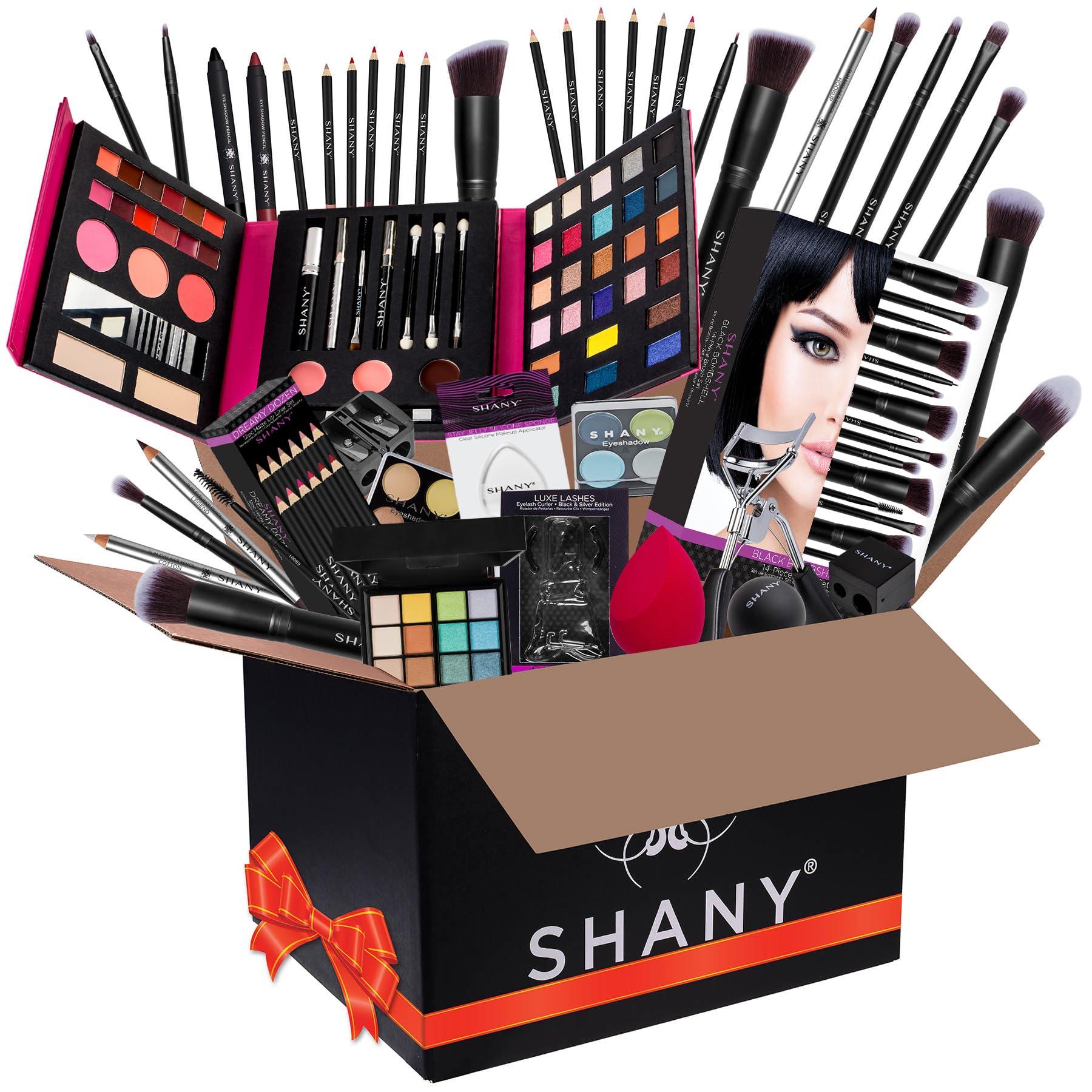 SHANY SHANY Cosmetics SHANY Gift Surprise- AMAZON EXCLUSIVE - All in One Makeup Bundle - COLORS & SELECTION VARY MULTI-COLORED, Unscented