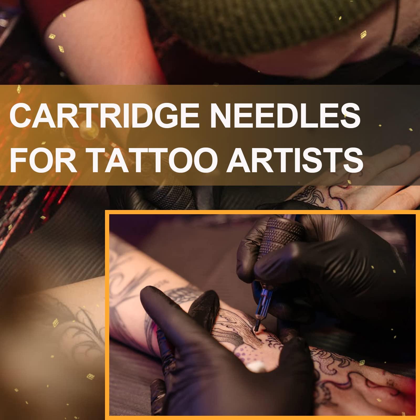 TONBAO Tattoo Cartridge Needles - TONBAO 20pcs Round Shader #12 Standard 1207RS Mixed Size Tattoo Gun Needles