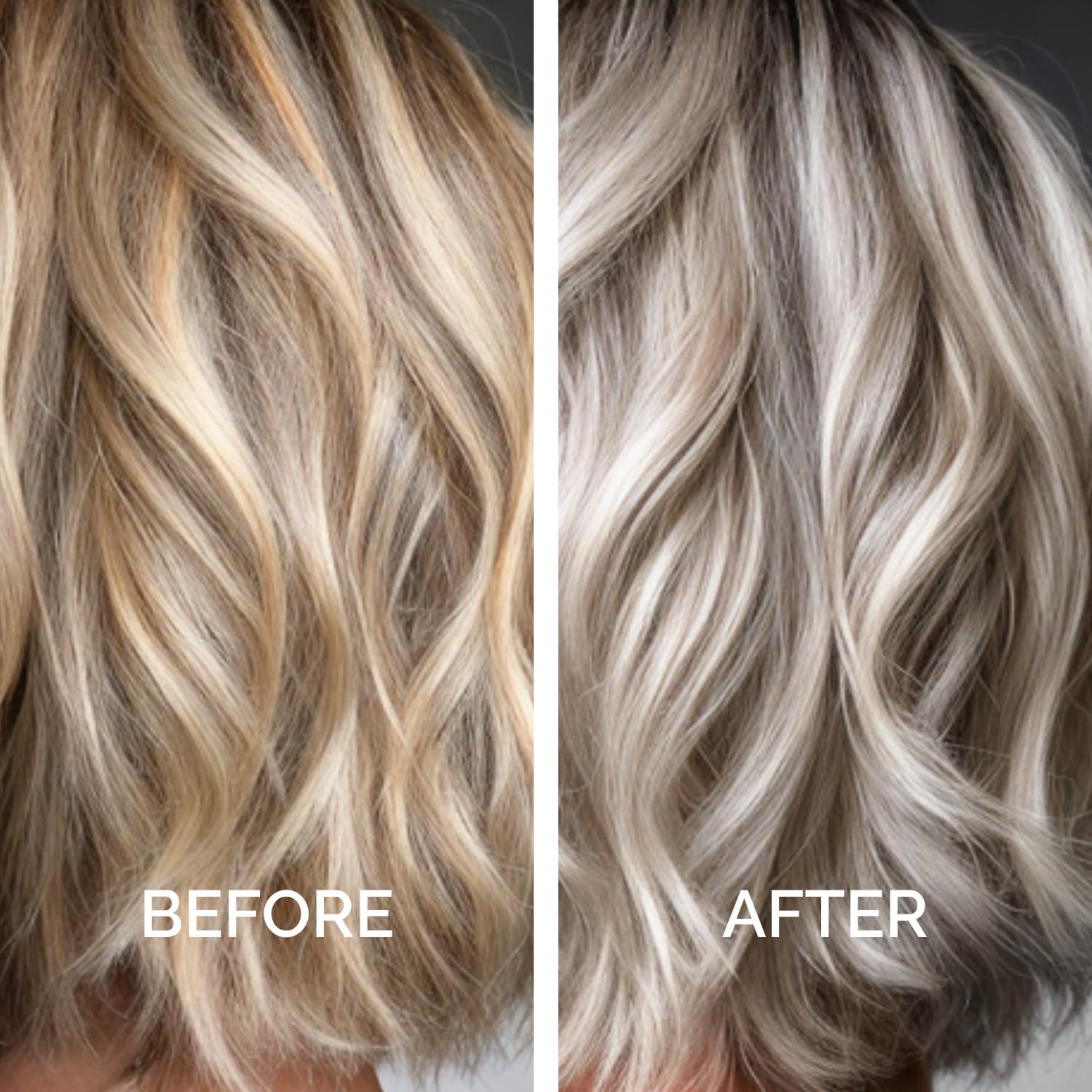 Just Nutritive Just Nutritive Purple Toning Shampoo for Blonde, Gray, White, Silver, and Bleached Hair - Eliminate Brassiness, Boost Shine, Repairs, Hydrates, Sulfate-Free, Paraben-Free, Anti-Yellowing, 8 oz.