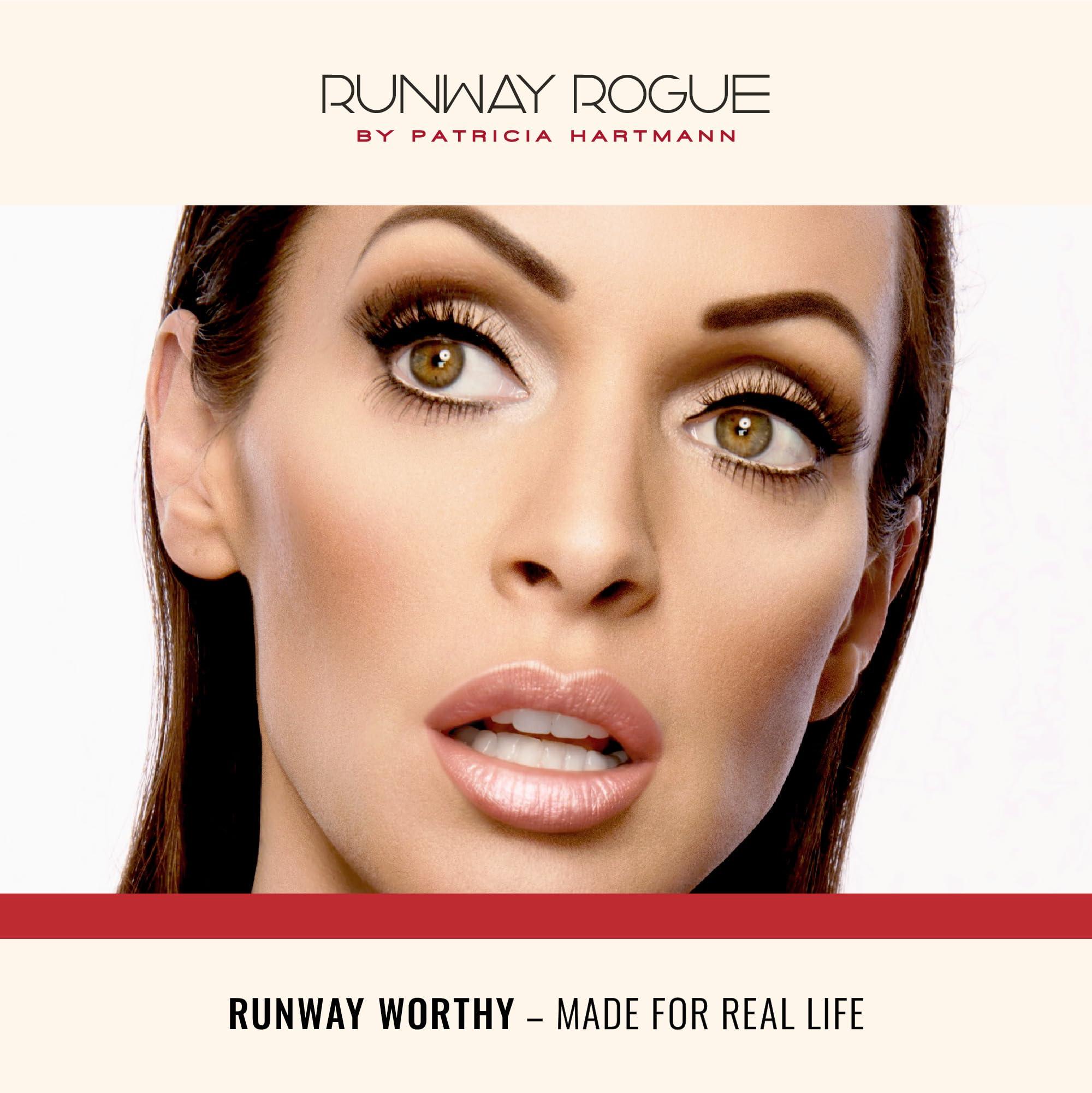 Runway Rogue Runway Rogue Pearl Glam Long Wear Shimmer Liquid Lipstick, Metallic Nude/Pale-Pink Lipstick with Silver and Gold Shimmer, Soft Box