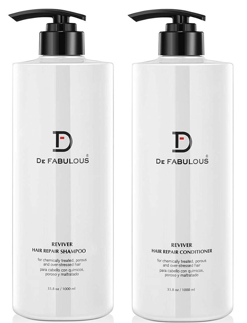 De Fabulous De Fabulous Reviver Shampoo & Conditoner 33.8oz/1000ml (NEW PACKAGING)