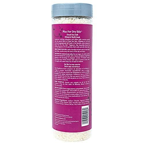 Vitabath Vitabath Plus for Dry Skin Mineral Bath Soak Reviving Muscle Recovery, Soreness, Tension Relaxing Dead Sea Salts & Skin Nourishing Botanical Oils for Women & Men - Cruelty-Free - 27 oz