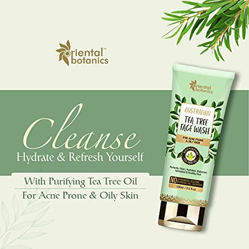Oriental Botanics Oriental Botanics Australian Tea Tree Face Wash 100ml | For Acne Prone & Oily Skin, No SLS and Paraben