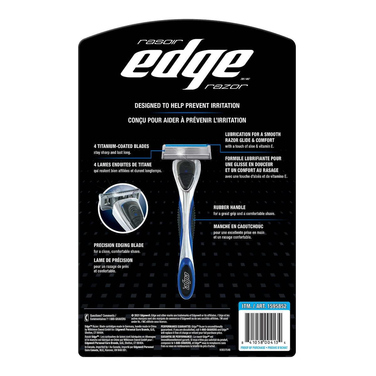 Edge Edge Razor Long lasting Sharpness - 21 Cartridges & 1 Handle