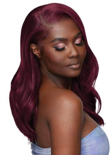 Outre Outre Airtied 100% Fully Hand-Tied Wig - Human Hair Blend - Loose Body Wave 18\" (DR4/CALIFORNIA BLONDE)