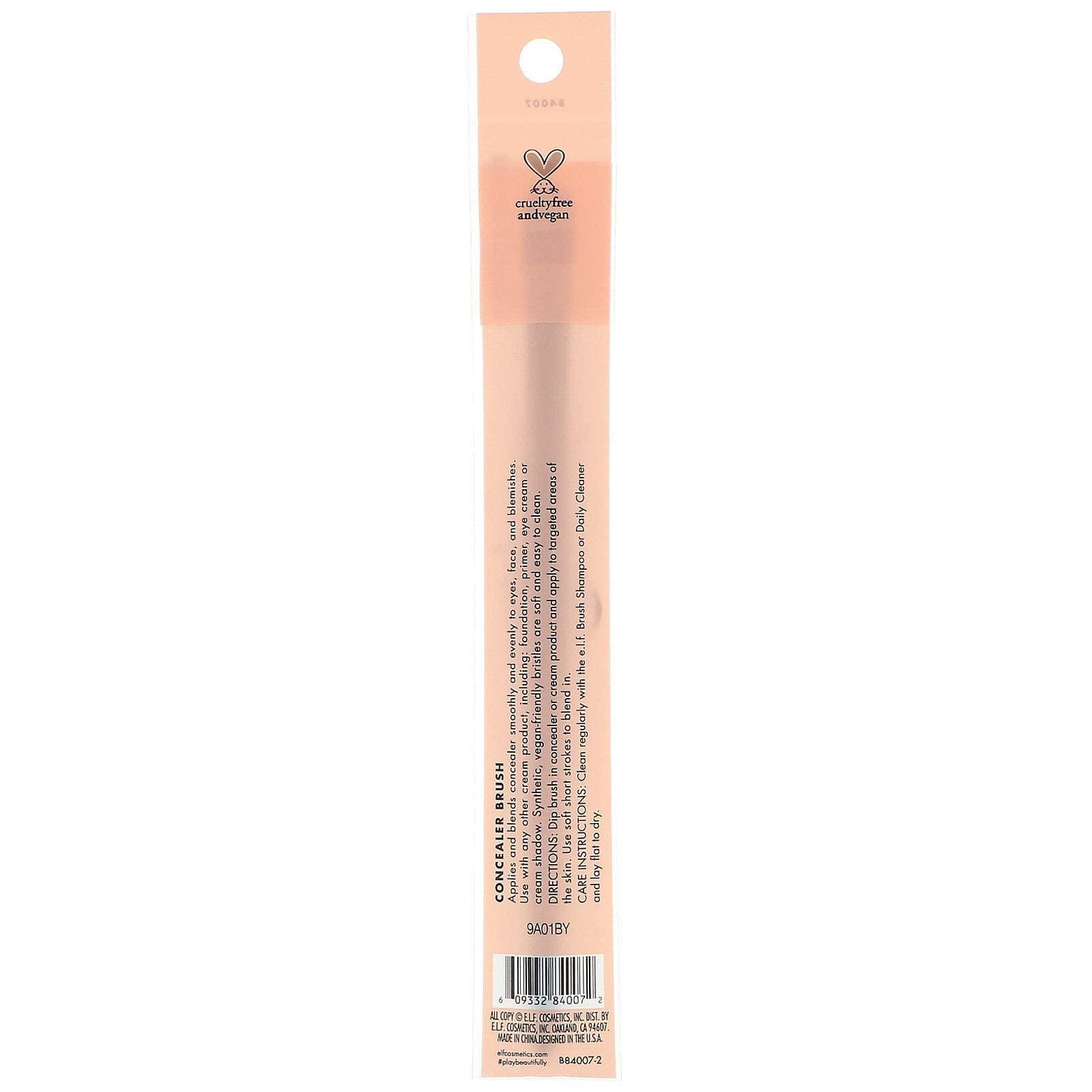 e.l.f. e.l.f. Concealer Brush, Flat Makeup Brush For Concealing Imperfections, Vegan & Cruelty-Free