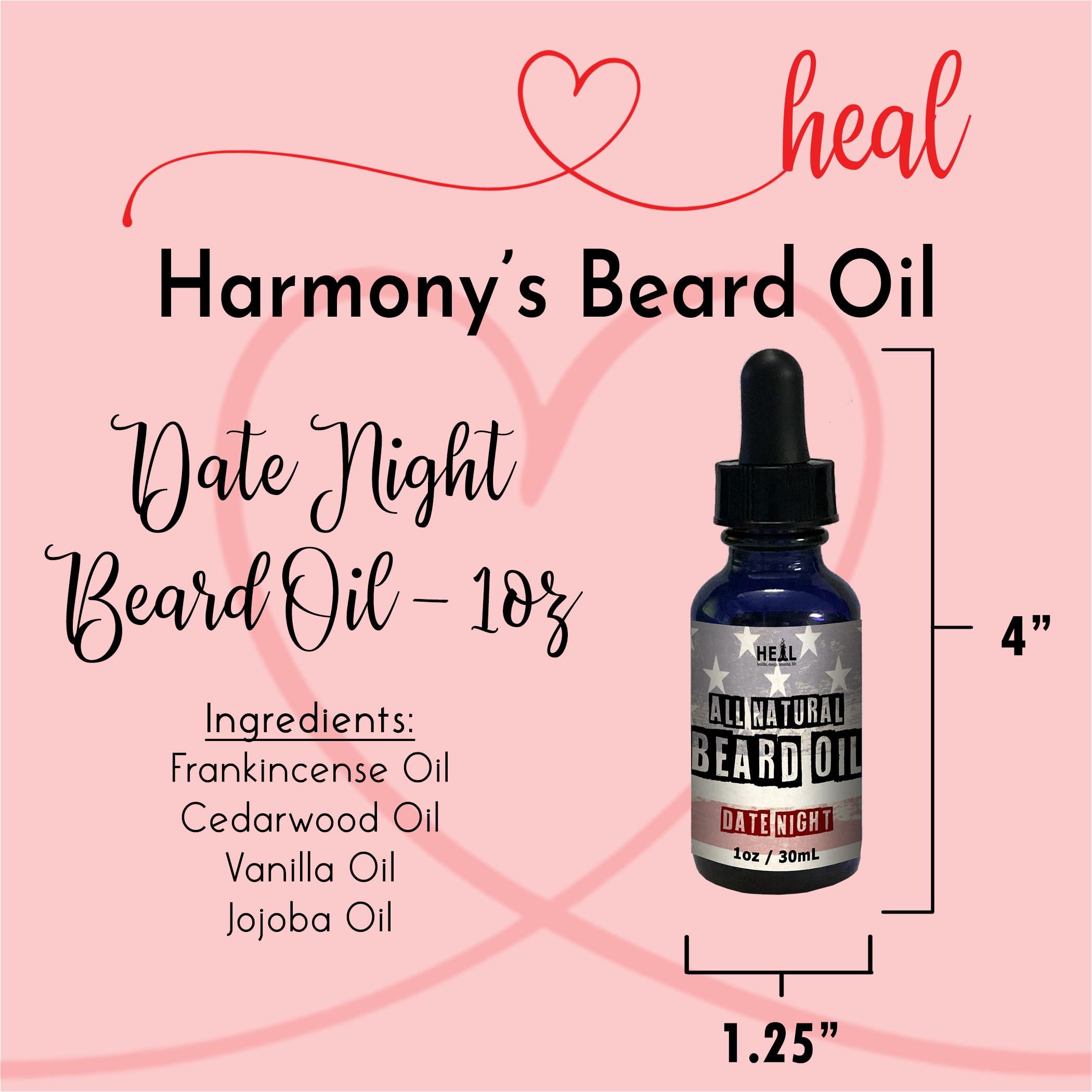 Happy Energy Amazing Life Happy Energy Amazing Life Beard Oil: Date Night Beard Booster Oil - Premium Beard Oil - 1 Oz (30ml)