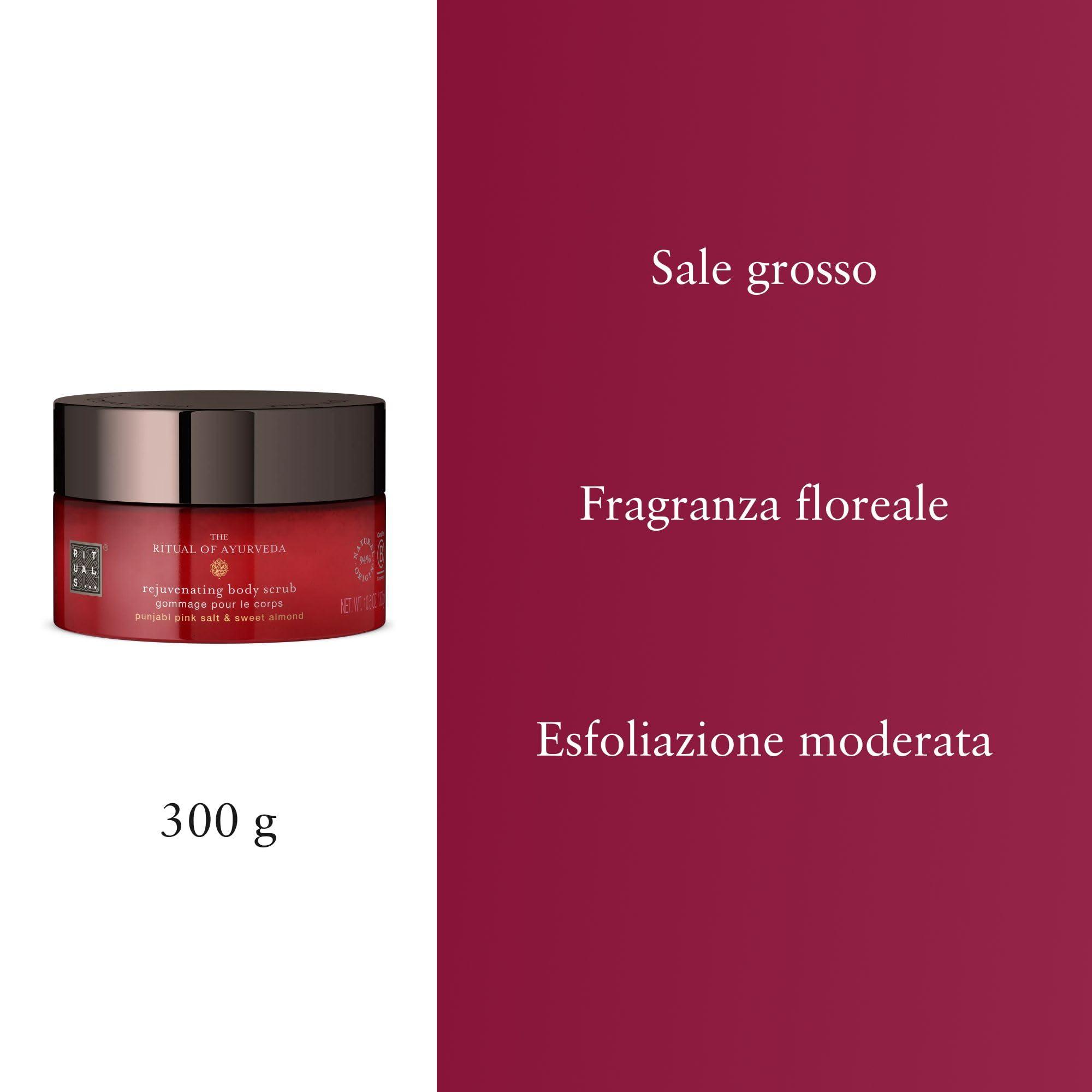 RITUALS RITUALS The Ritual of Ayurveda Body Scrub - Exfoliating Scrub with Punjabi Pink Salt & Sweet Almond - 10.5 Oz