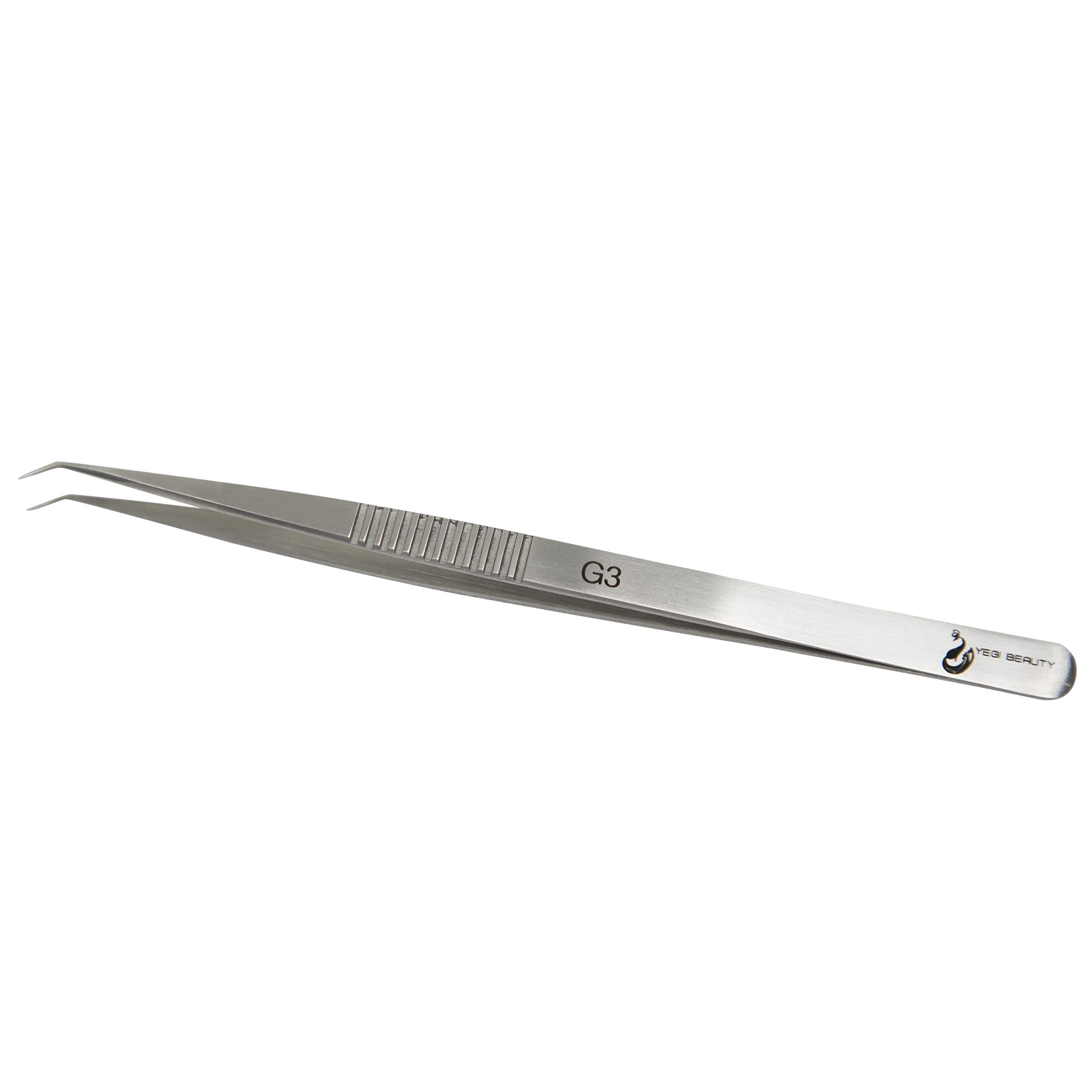 Yegi Beauty G-Line Tweezers for Eyelash Extensions G-4