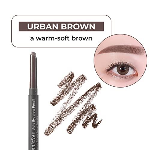 innisfree innisfree Auto Eyebrow Pencil 06 Urban Brown, 0.01 Ounce (Pack of 1)