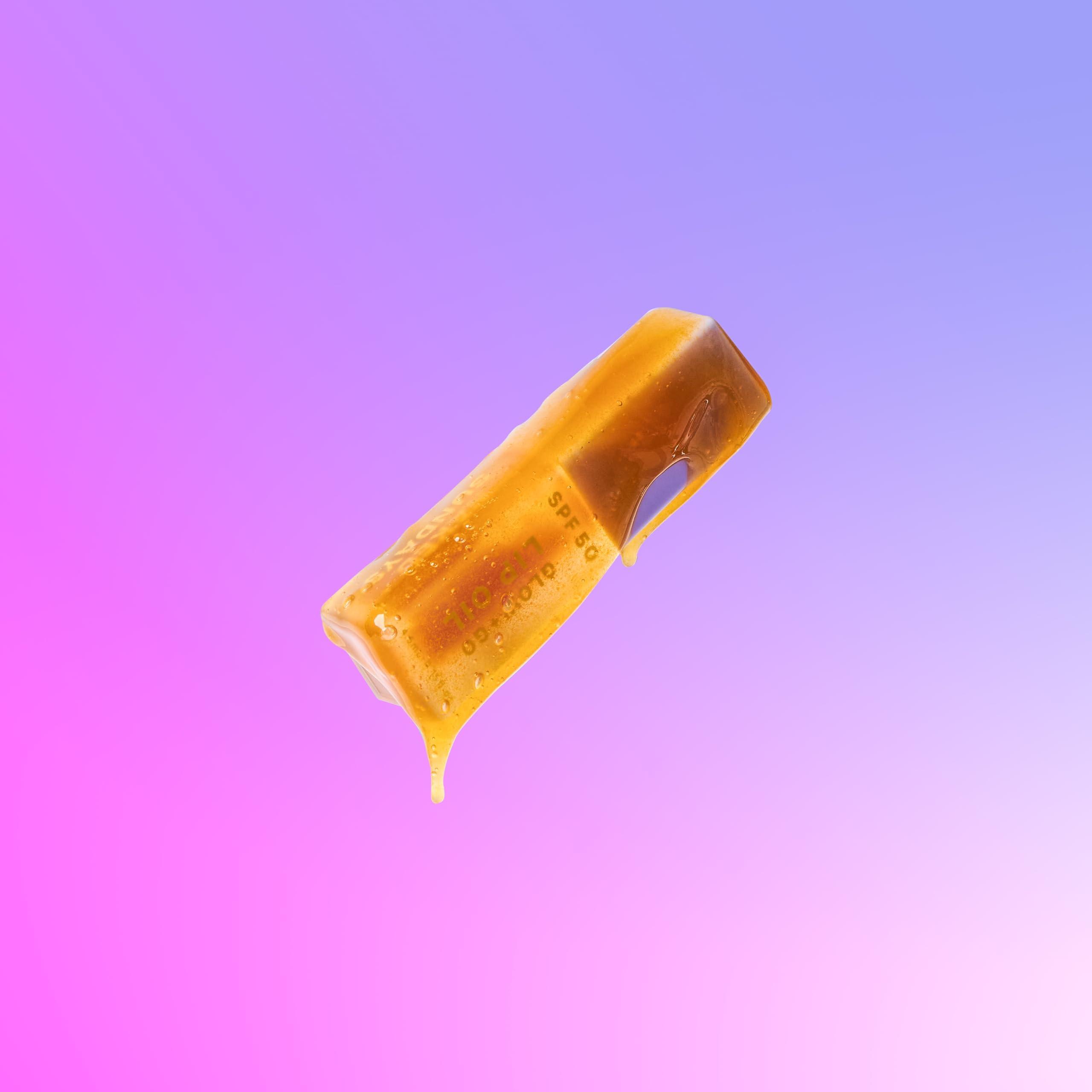 Naked Sundays Naked Sundays SPF 50 Glow & Go Lip Oil - SPF Lip Oil, Moisturizes and Protects Lips, 4.5ml in Salted Caramel