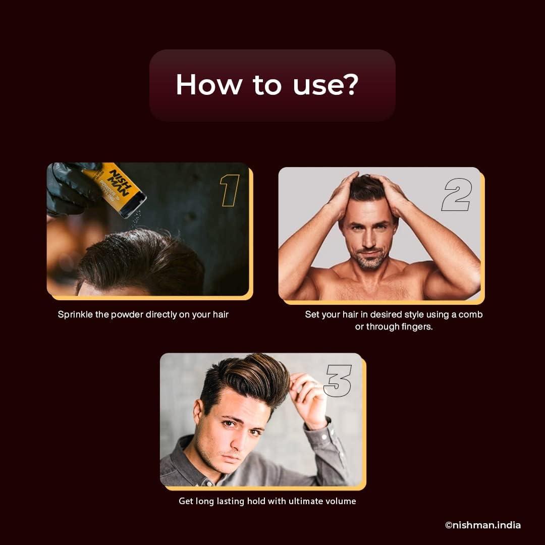 Generic Generic Mattifying Hair Volumizing Powder Wax, Matte Finish, 24 Hrs Strong Hold For Men, Hair Styling Powder Wax, 10g, Pack of 1