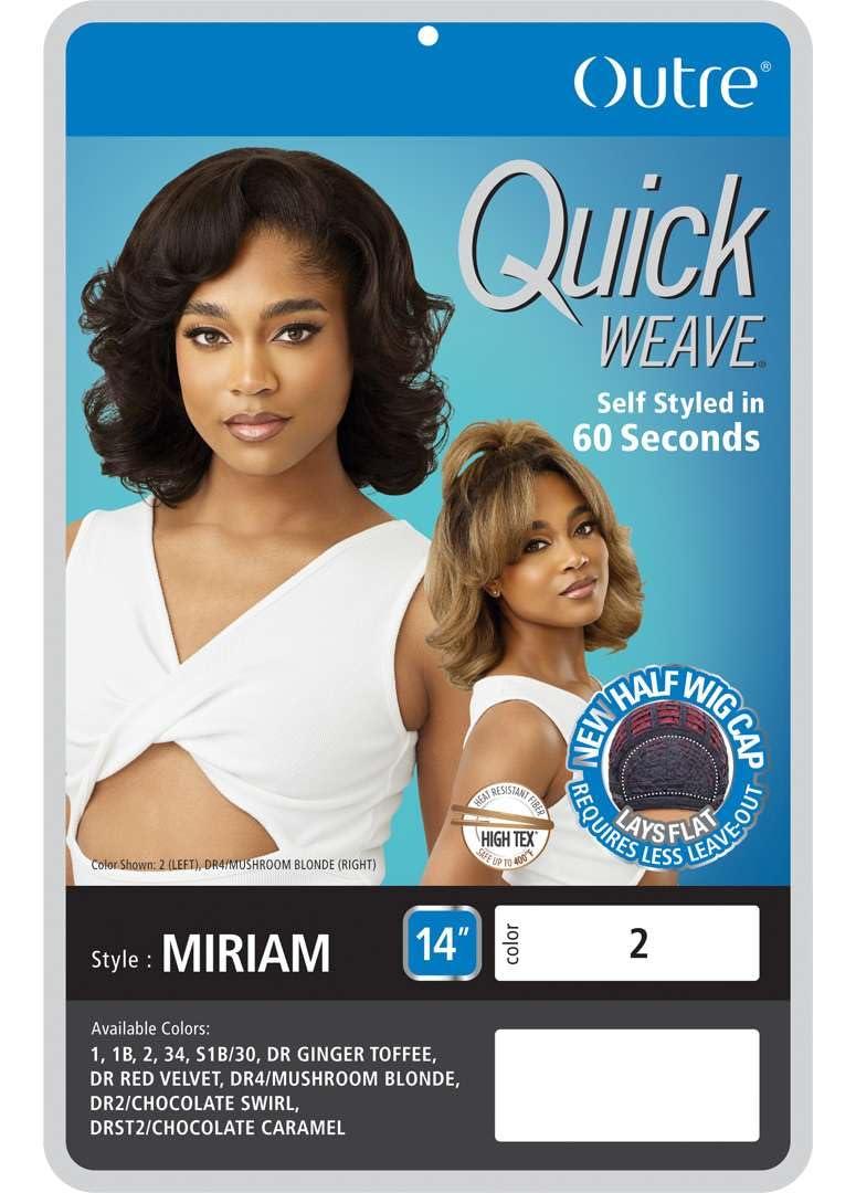 Outre Outre Quick Weave - Miriam (OFF BLACK 1B)