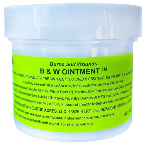 Konvalia Naturals Konvalia Naturals B&W Ointment - Burn and Wound Ointment - Amish Made Burn Salve - 1 OZ