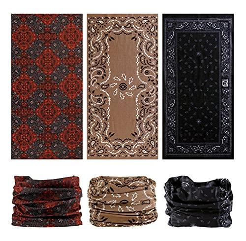 VANCROWN VANCROWN Headband Head Wrap Headwear Sport Sweatband 280 Patterns 12 in 1 Magic Scarf 12PCS 9PCS & 6PCS (12PCS.Arabesque.1)