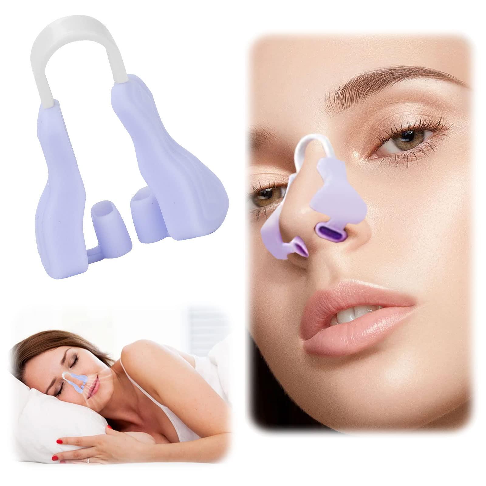 Yoboamic Yoboamic Nose Shaper Lifter, Pain-Free Nose Straightener for Nose Uplifting and Shaping, Soft Silicone Nose Shaper for Women Man Nose (Purple)