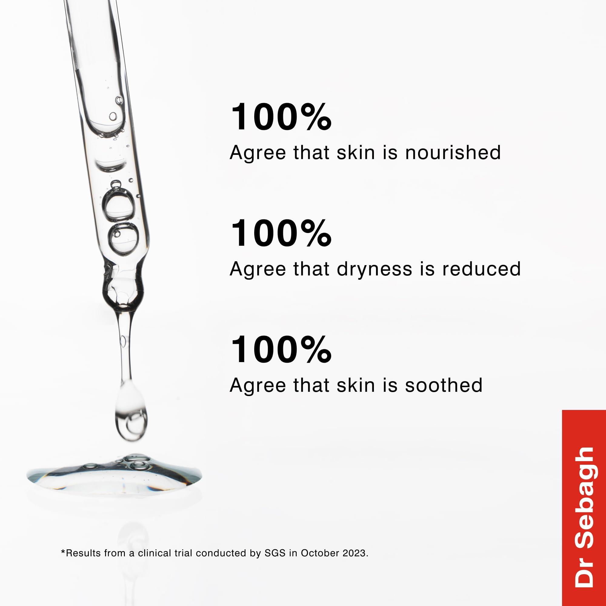 Dr Sebagh Dr Sebagh - Rose de Vie Serum - Soothing & Anti-Aging Serum with Organic Oils & Antioxidants to Hydrate, Calm, and Protect Dry, Mature and Sensitive Skin, Non-Comedogenic, Box Included(1 fl oz.)