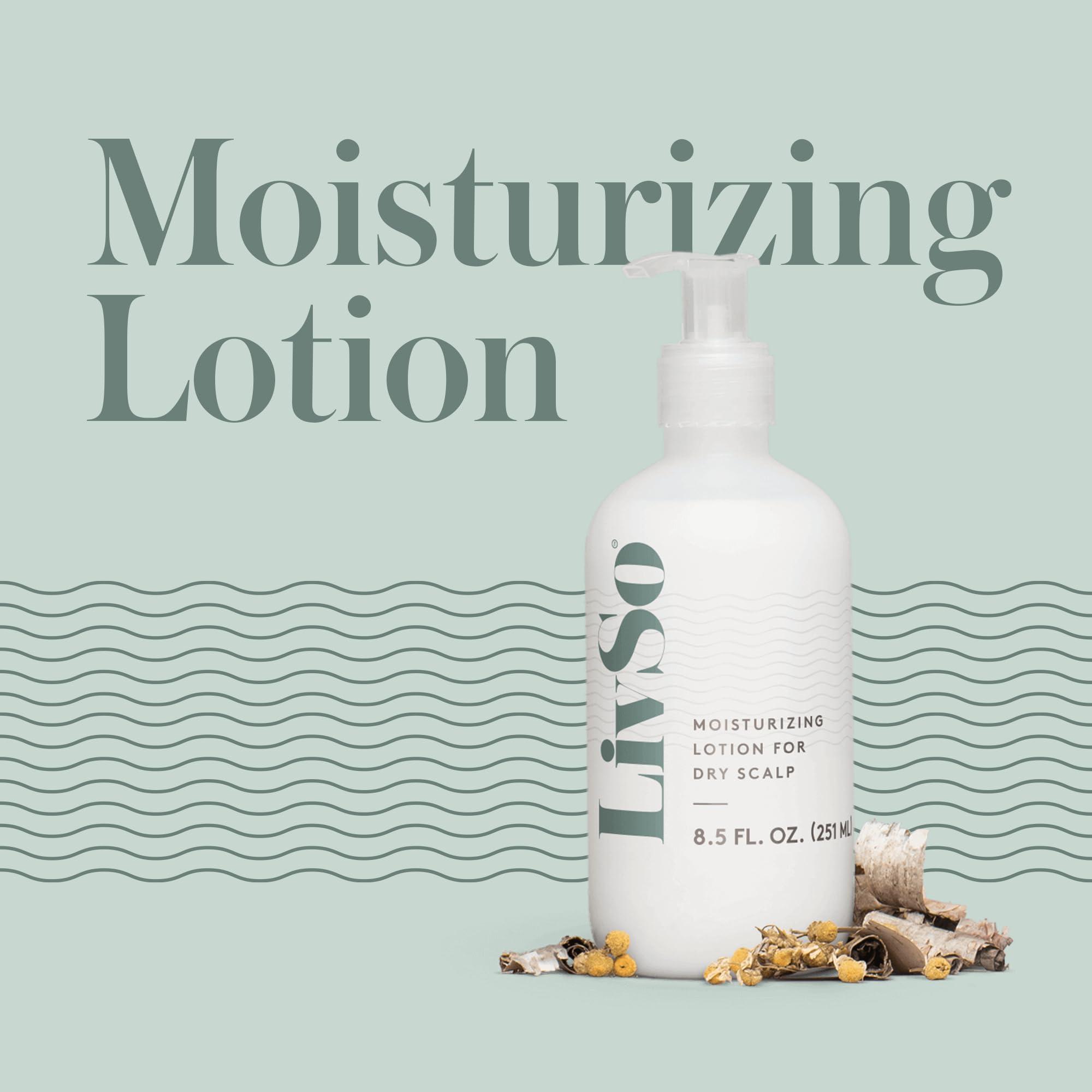 LivSo LivSo Moisturizing Scalp Lotion - Moisturizes Hair & Scalp - Naturally Derived - Fresh Feel - Effective (1 Bottle)